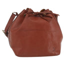LOUIS VUITTON Epi Petit Noe Shoulder Bag Brown M44103 LV Auth 163091-1