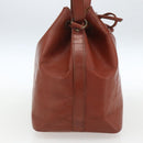 LOUIS VUITTON Epi Petit Noe Shoulder Bag Brown M44103 LV Auth 163091-3
