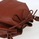 LOUIS VUITTON Epi Petit Noe Shoulder Bag Brown M44103 LV Auth 163091-6
