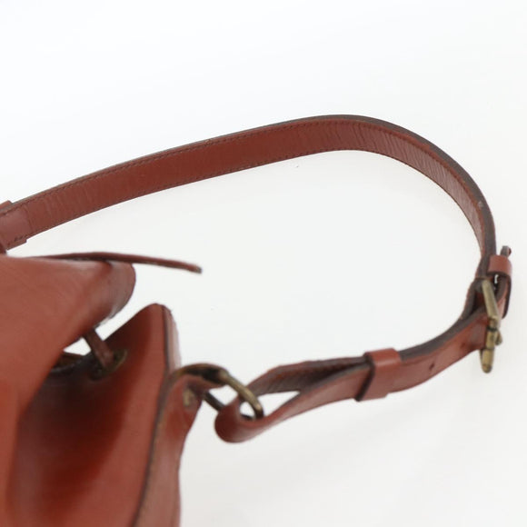 LOUIS VUITTON Epi Petit Noe Shoulder Bag Brown M44103 LV Auth 163091