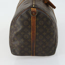 LOUIS VUITTON Monogram Keepall Bandouliere 55 Boston Bag M41414 LV Auth 163092-4