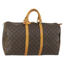 LOUIS VUITTON Monogram Keepall 50 Boston Bag M41426 LV Auth 163096-1