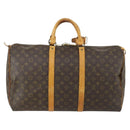 LOUIS VUITTON Monogram Keepall 50 Boston Bag M41426 LV Auth 163096-2