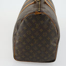 LOUIS VUITTON Monogram Keepall 50 Boston Bag M41426 LV Auth 163096-3