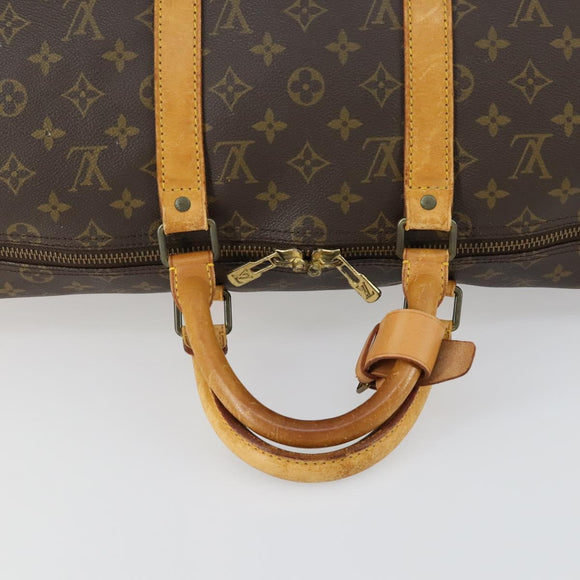 LOUIS VUITTON Monogram Keepall 50 Boston Bag M41426 LV Auth 163096