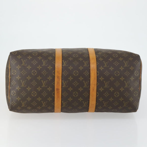 LOUIS VUITTON Monogram Keepall 50 Boston Bag M41426 LV Auth 163096