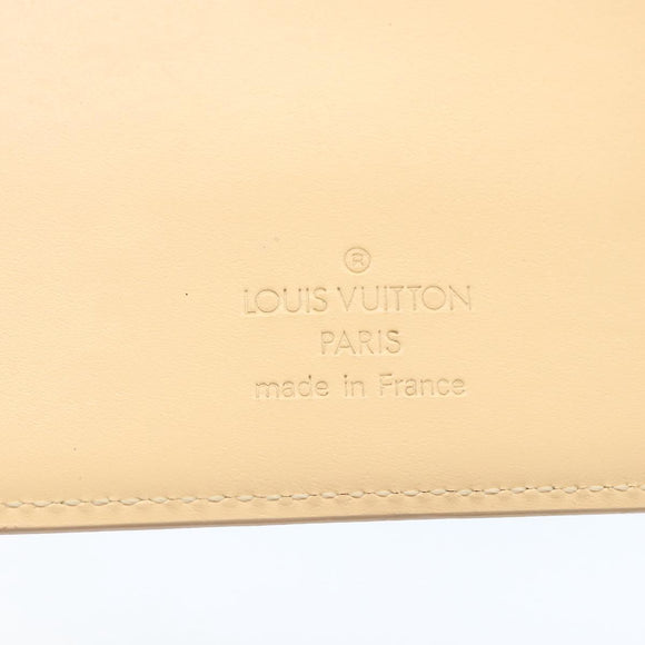 LOUIS VUITTON Epi Agenda MM Day Planner Cover Vanilla R2004A LV Auth 163109