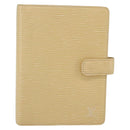 LOUIS VUITTON Epi Agenda MM Day Planner Cover Vanilla R2004A LV Auth 163109-13