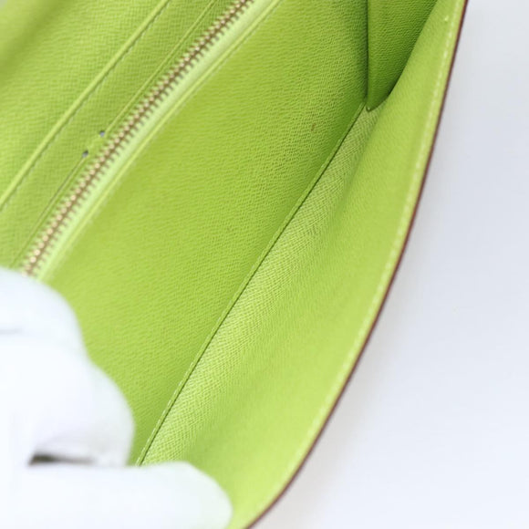 LOUIS VUITTON Multicolor Portefeuille Sarah Wallet Black M­93748 LV Auth 163111