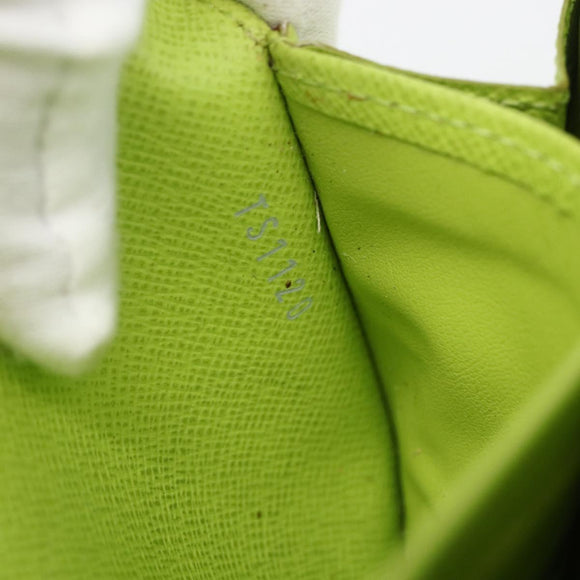 LOUIS VUITTON Multicolor Portefeuille Sarah Wallet Black M­93748 LV Auth 163111