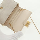 FENDI Zucca Canvas Micro Bucket Charm Multicolor Gold Auth 163112SAM-10