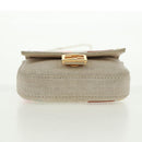FENDI Zucca Canvas Micro Bucket Charm Multicolor Gold Auth 163112SAM-5