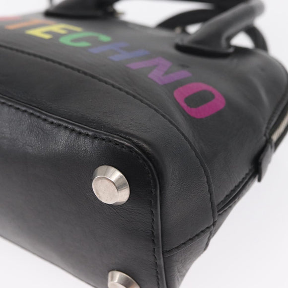 BALENCIAGA I LOVE TECHNO Villetop Handle XXS Bag Black 550646 Auth 163114V