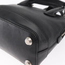 BALENCIAGA I LOVE TECHNO Villetop Handle XXS Bag Black 550646 Auth 163114V-15