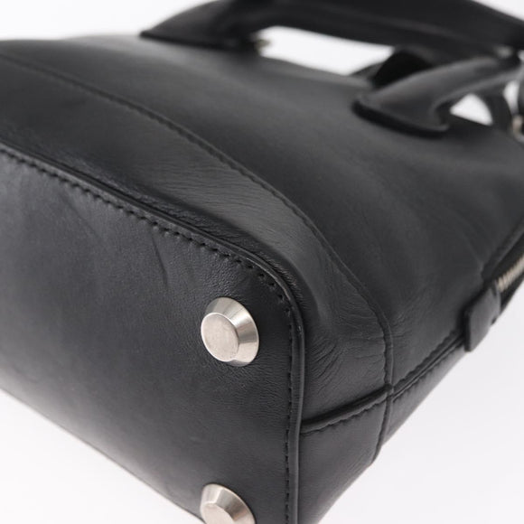 BALENCIAGA I LOVE TECHNO Villetop Handle XXS Bag Black 550646 Auth 163114V