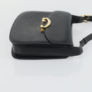 GUCCI Shoulder Bag Leather 2 Set Black Auth 163116-12