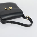GUCCI Shoulder Bag Leather 2 Set Black Auth 163116-13
