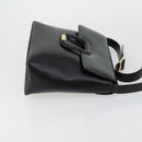 GUCCI Shoulder Bag Leather 2 Set Black Auth 163116-4