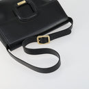 GUCCI Shoulder Bag Leather 2 Set Black Auth 163116-5