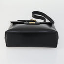 GUCCI Shoulder Bag Leather 2 Set Black Auth 163116-7