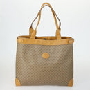 GUCCI GG Canvas GG Micro Supreme Bamboo Bag Leather PVC 4 Set Black Auth 163118-2