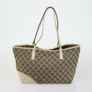 GUCCI GG Canvas GG Micro Supreme Bamboo Bag Leather PVC 4 Set Black Auth 163118-9