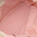 GUCCI GG Canvas Sherry Line Tote Bag Pink Gold 137896 Auth 163130-16