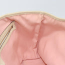 GUCCI GG Canvas Sherry Line Tote Bag Pink Gold 137896 Auth 163130-17