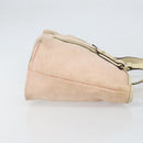 GUCCI GG Canvas Sherry Line Tote Bag Pink Gold 137896 Auth 163130-4