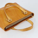 LOUIS VUITTON Monogram Vernis Houston Hand Bag Beige M91004 LV Auth 163133-6