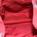 PRADA Backpack Nylon Red Auth 163137-11