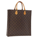 LOUIS VUITTON Monogram Sac Plat Hand Bag M51140 LV Auth 163139-1