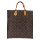 LOUIS VUITTON Monogram Sac Plat Hand Bag M51140 LV Auth 163139-13
