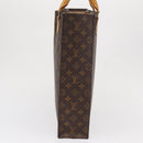 LOUIS VUITTON Monogram Sac Plat Hand Bag M51140 LV Auth 163139-4