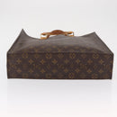 LOUIS VUITTON Monogram Sac Plat Hand Bag M51140 LV Auth 163139-5