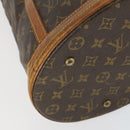 LOUIS VUITTON Monogram Bucket GM Shoulder Bag M42236 LV Auth 163140-15
