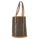 LOUIS VUITTON Monogram Bucket GM Shoulder Bag M42236 LV Auth 163140-13