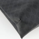GUCCI GG Supreme Web Sherry Line Tote Bag PVC Black Gold 39 02 091 Auth 163144-16