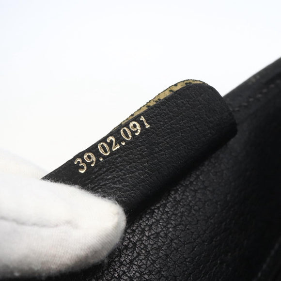 GUCCI GG Supreme Web Sherry Line Tote Bag PVC Black Gold 39 02 091 Auth 163144