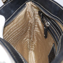PRADA Shoulder Bag Canvas Beige Gold Auth 163147-20