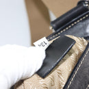 PRADA Shoulder Bag Canvas Beige Gold Auth 163147-12