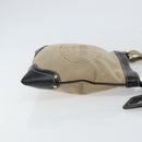 PRADA Shoulder Bag Canvas Beige Gold Auth 163147-3