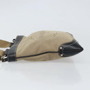 PRADA Shoulder Bag Canvas Beige Gold Auth 163147-4