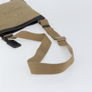 PRADA Shoulder Bag Canvas Beige Gold Auth 163147-7