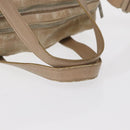 CHANEL New Travel line Hand Bag 2wat Beige CC Auth 163150-7
