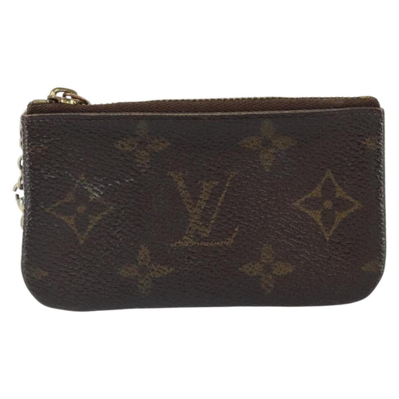 LOUIS VUITTON Monogram Pochette Cles Coin Purse M60033 LV Auth 163152