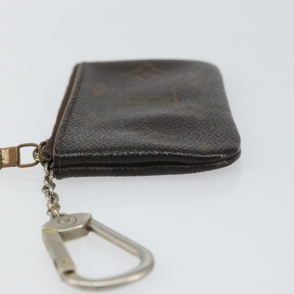 LOUIS VUITTON Monogram Pochette Cles Coin Purse M60033 LV Auth 163152