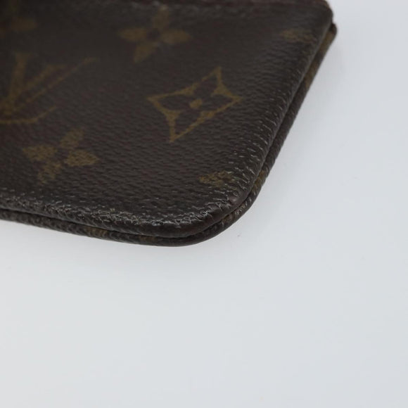 LOUIS VUITTON Monogram Pochette Cles Coin Purse M60033 LV Auth 163152
