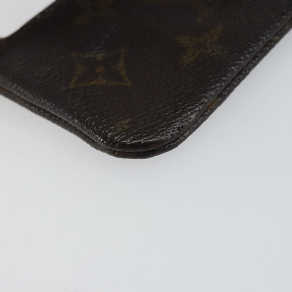 LOUIS VUITTON Monogram Pochette Cles Coin Purse M60033 LV Auth 163152