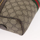 GUCCI Ophidia GG Supreme Web Sherry Line Tasche PVC Beige 517080 Auth 163153-14